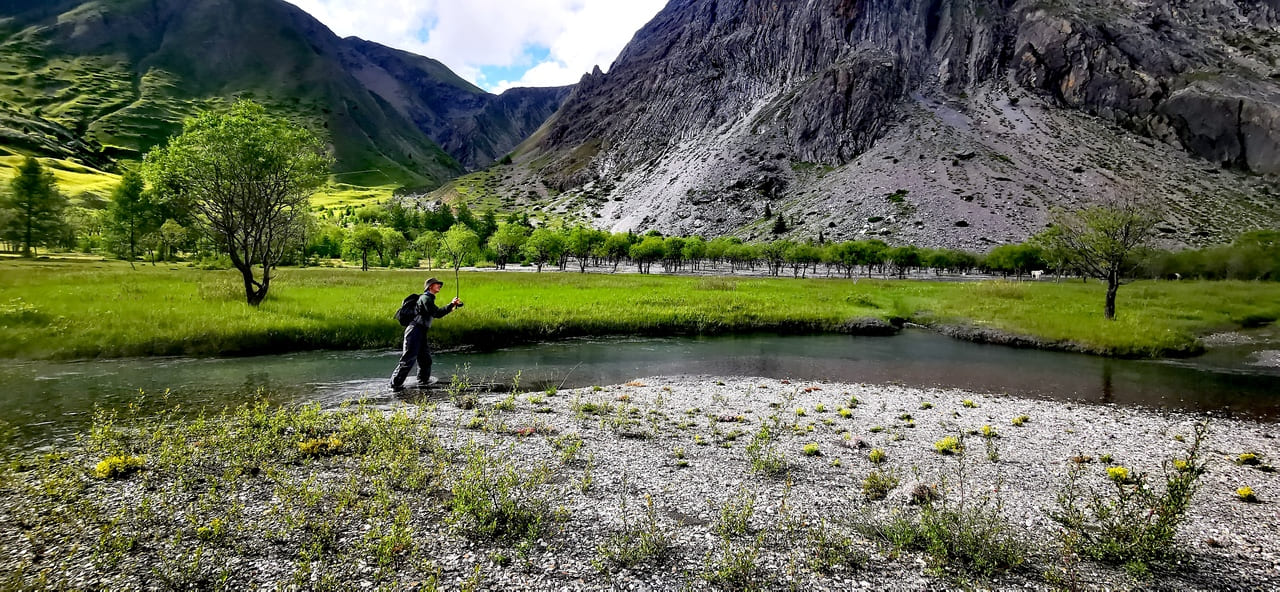 aventure rand eau peche a la mouche en haute ubaye