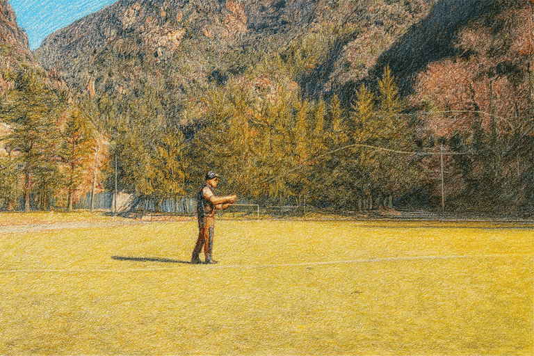 lancer mouche durant stage de peche lancer